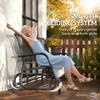 3-Person Outdoor Patio Glider Bench, Porch Glider Swing with 3 Seats, Breathable Mesh Fabric, Metal Frame - 4 of 4