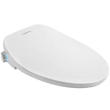 Electronic Smart Toilet Seat with Dryer Fits Elongated Toilets White - BidetMate