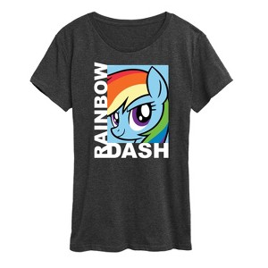Women's - My Little Pony - Character Block Rainbow Dash Short Sleeve Graphic T-Shirt - 1 of 4