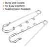 Unique Bargains Metal Decorative DIY Women's Clothing Dress 3 Holes Sewing Brooch Pins 20 Pcs - 4 of 4