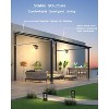 10 x 10 FT Wall Mounted Gazebo, Hardtop Lean-to Pergola with Polycarbonate Roof - 2 of 4