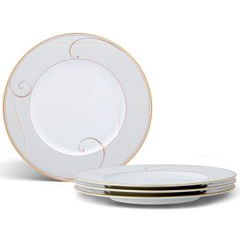 Noritake Golden Wave Set of 4 Accent/Luncheon Plates