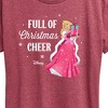 Women's - Disney - Full Of Christmas Cheer Aurora Short Sleeve Graphic T-Shirt - 2 of 4