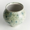 Plum & Post Brosse Grande Vase Small - Hand Painted - Green/Blue - 2 of 4