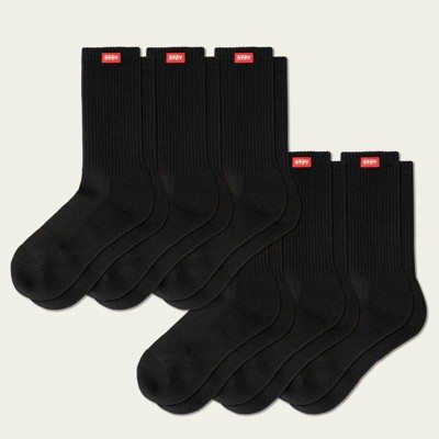 STZY-Signature Red Badge Blank Crew [6 Pairs]