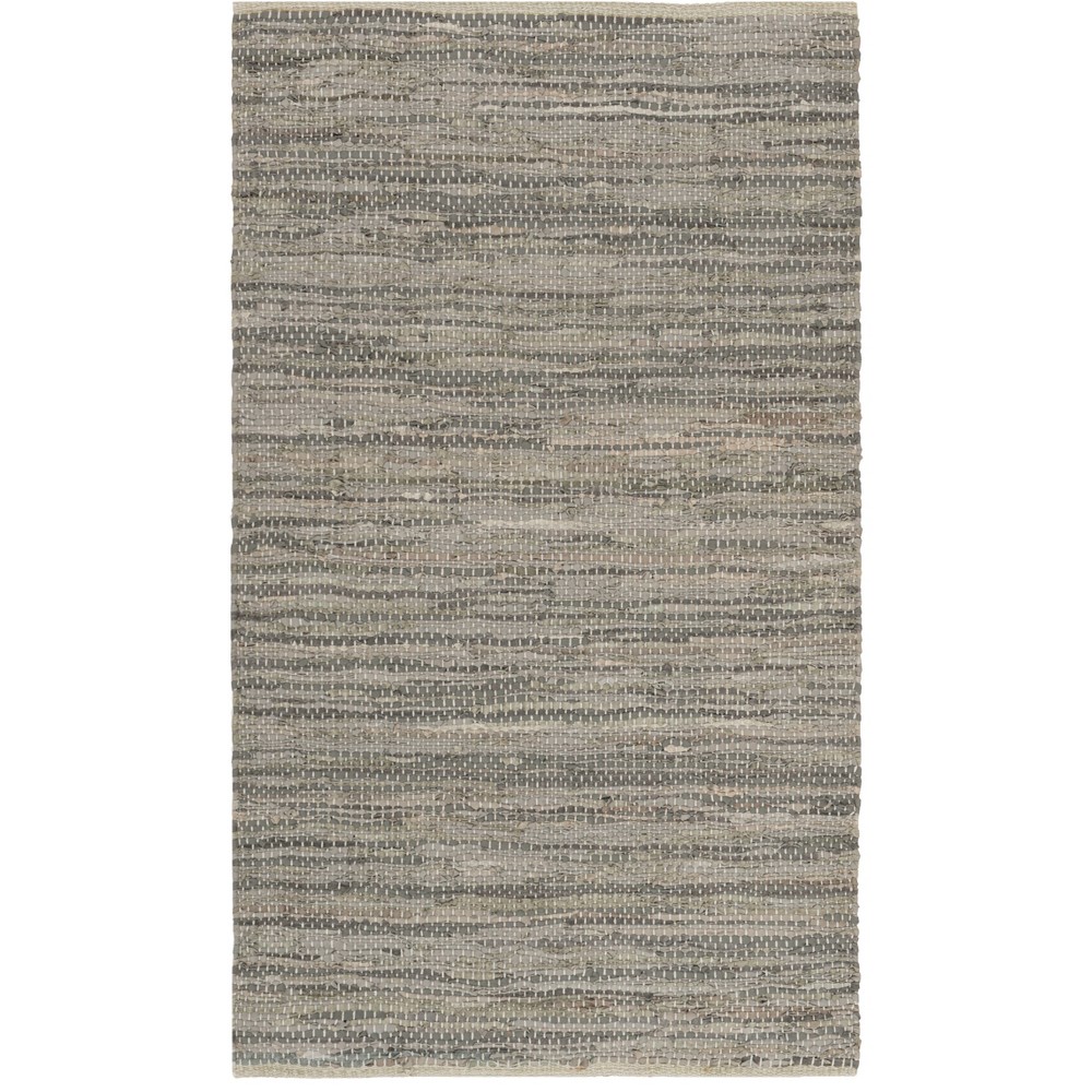 4'x6' Solid Woven Area Rug Gray - Safavieh