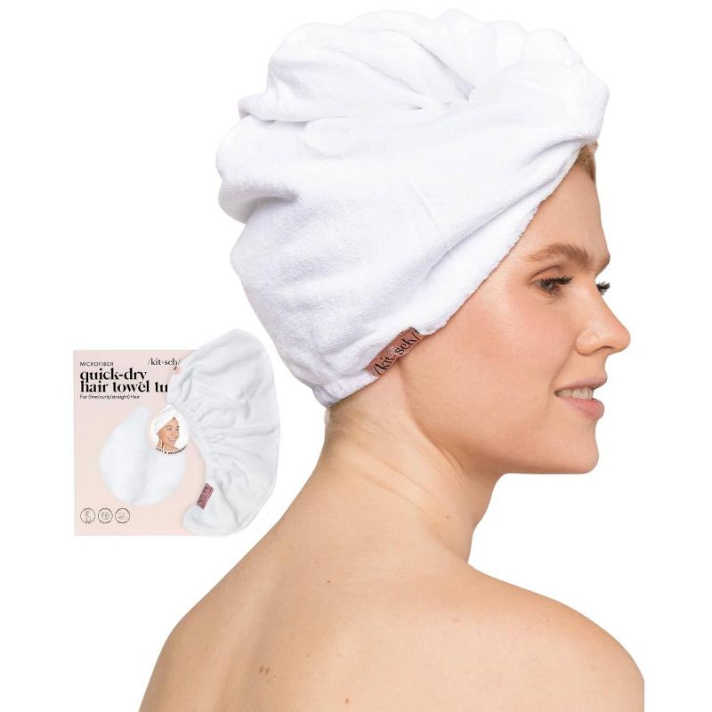 Kitsch Microfiber Hair Towel, 1 of 15