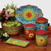 Certified International Tunisian Sunset Canister Set 3 pc. (56, 72, 102 oz.) - 2 of 3