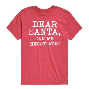 Boys' - Instant Message - Dear Santa Can We Negotiate Short Sleeve Graphic T-Shirt - 1 of 4
