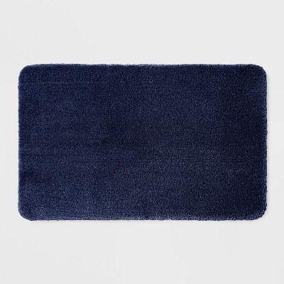 23"x37" Performance Nylon Bath Rug Navy Blue - Threshold™