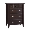 Shoal Creek 4 Drawer Chest with Easy Glide Metal Runners Jamocha Wood - Sauder: Storage Furniture for Bedroom - 3 of 3