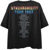 The Police Synchronicity Tour Crew Neck Short Sleeve Women's Black Crop Top - 3 of 4