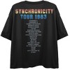 The Police Synchronicity Tour Crew Neck Short Sleeve Women's Black Crop Top - image 3 of 4