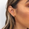 Small Gold Hoop Earrings Set for Women, 14K Gold Plated Lightweight Earrings Sets for Multiple Piercing - 3 of 4