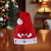 Unique Bargains Christmas Hat Polyester Non-Woven Fabric Red 11.81"x15.35" 1 Pc - 2 of 4