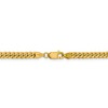 Black Bow Jewelry 4.25mm 14K Yellow Gold Solid Miami Cuban (Curb) Chain Necklace - 4 of 4