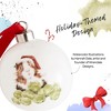 Royal Worcester Wrendale Designs Bauble, 2.6" Holiday Decoration Christmas Tree Ornament, Festive Bauble with Red Ribbon - 3 of 4