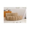Meridian Furniture,Arc Camel Velvet Modular Sofa - 2 of 4