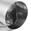 DuraVent DuraBlack 6-Inch Diameter Stainless Steel Single Wall Wood Burning Stove 90 Degree Elbow Pipe Connector to Vent Smoke and Exhaust, Silver - 2 of 4