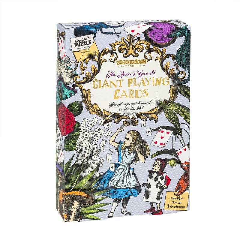 Professor Puzzle USA, Inc. Alice In Wonderland Queens Guards Giant Playing Cards, 2 of 3