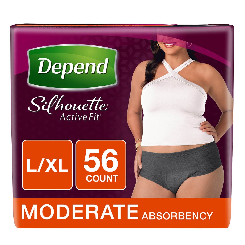 Depend Silhouette Underwear For Women Large Size