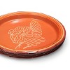 10ct 10" Thanksgiving Paper Party XL Plate Turkey - 3 of 3