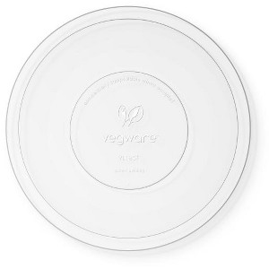 Vegware Lid for 26-48 oz Bon Appetit Bowls Clear PLA 185-Series - Case of 300 - 1 of 2