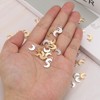 Unique Bargains Metal Bulk Elegant DIY Crafts Jewelry Making Moon Pendant 100 Pcs - 3 of 4