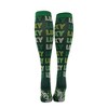 Adult Lucky All Over Funny St Patricks Day Compression Socks For Women And Men - Crazy Dog Compression Socks - 3 of 4