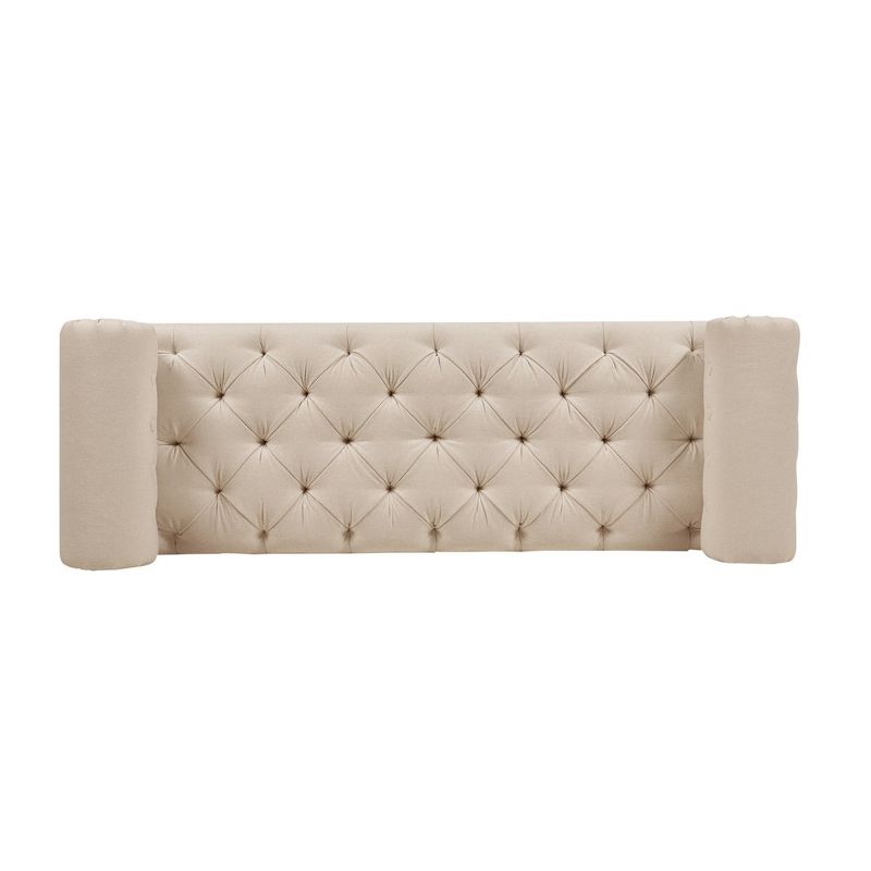 Jennifer Taylor Home Lewis Bolster Arm Entryway Bench, 4 of 6