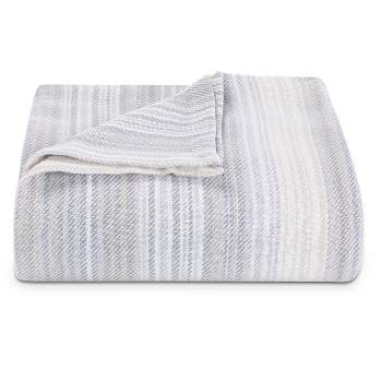 Sandy Shore Striped Bed Blanket - Tommy Bahama