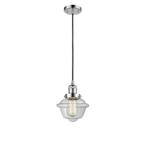 Oxford - 1 Light Cord Hung Mini Pendant In Traditional Style-8 Inches Tall and 7.5 Inches Wide - 1 of 1