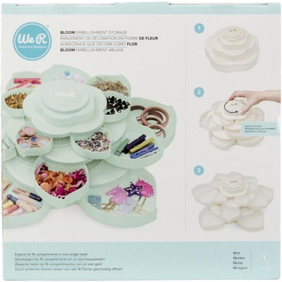 We R Bloom Embellishment Storage-Mint