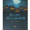 Northlight 23.5" Halloween Prelit LED Jack-O'-Lanterns Trick or Treat Canvas Wall Art - Blue/Black - 4 of 4