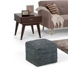 NicBex Modern Pouf Ottoman, Multifunctional Footstool for Living Room and Bedroom, Simple and Stylish Design - 2 of 4