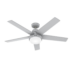 Hunter Fans 52" Aerodyne Lighted Ceiling Fan Dove Grey Finish with Integrated LED and Handheld Control - 1 of 1