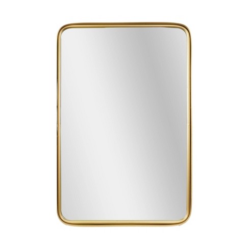 gold wall mirror rectangle