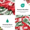 Snuggle Sac Soft Christmas Throw Blanket Knit Bed Blanket 50x60" - 3 of 4