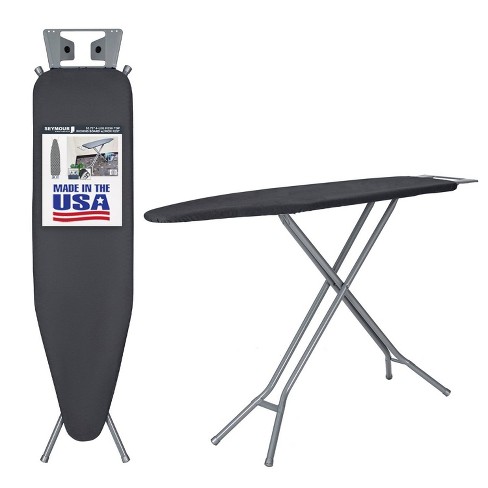 Seymour Home Products 4 Leg Mesh Top Ironing Board With Iron Rest Charcoal: Full Size, Adjustable, Steel Frame, Foldaway : Target Seymour Home Products 4 Leg Mesh Top Ironing Board With Iron Rest Charcoal: Full Size, Adjustable, Steel Frame, Foldaway : Target