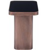 Zuo Marcos Side Table Black & Antique Bronze - 2 of 4
