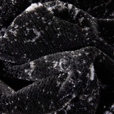 Argos Vintage Black and Gray Synthetic Area Rug