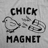 Youth Chick Magnet T Shirt Funny Cut Baby Chicken Novelty Tee - Crazy Dog Youth T Shirt - 2 of 4