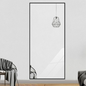 Dovelina Modern Metal Frame Rectangle Decorative Wall Mirror - 1 of 4