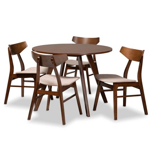 5pc Timothy Dining Set Baxton Studio Target