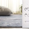 Arizona ARZ242 Machine Made Loomed Runner Rug - Blue/Light Blue - 2'-6" x 8'-0" - Safavieh - 3 of 4