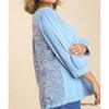 Women's Frayed Ruffle Hem Animal Print Cut Out Back Top - umgee - 2 of 3