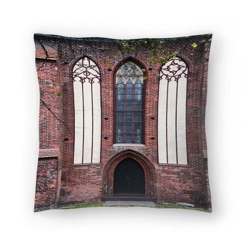 Gothic Church Element by Tanya Shumkina 14 x 14 Throw Pillow - Americanflat