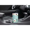 Elanze Designs 20 oz Stainless Steel On the Go Insulated Travel Tumbler With Push Top Lid, Floral Mother of the Bride Sky Blue - 3 of 4