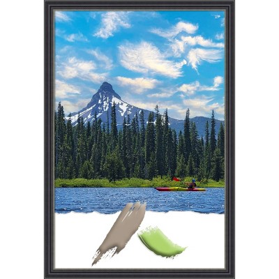 20"x30" Opening Size Stylish Wood Picture Frame Art Black - Amanti Art