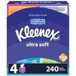 Kleenex Ultra Soft Facial Tissue Self-Care Awareness Pack - 4pk/60ct